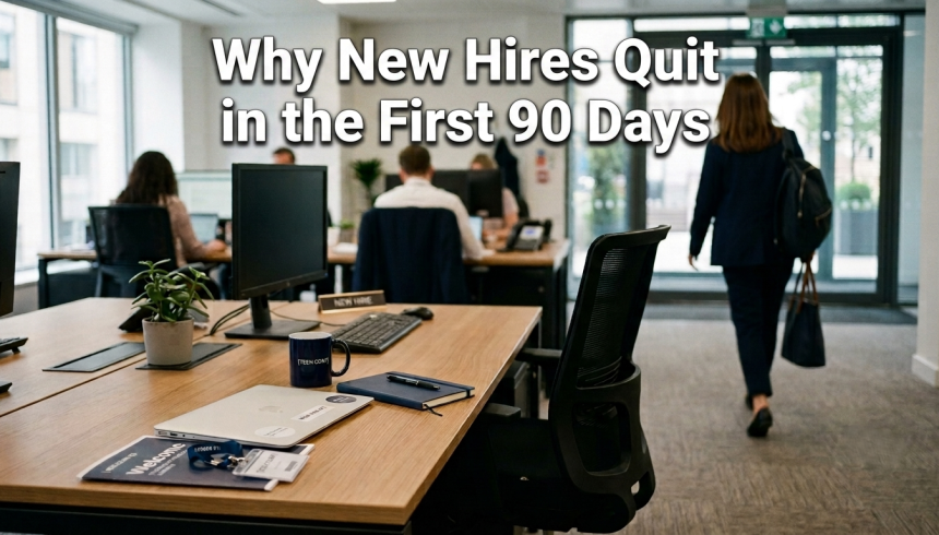 Why New Hires Quit in the First 90 Days (And What UK SMEs Keep Missing)