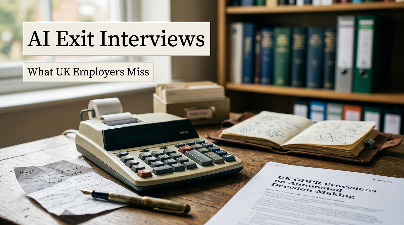 AI Exit Interviews: What UK Employers Miss in 2026