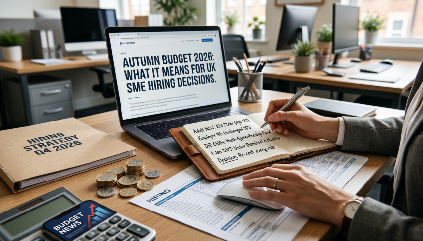 Autumn Budget 2026: What It Means for UK SME Hiring Decisions
