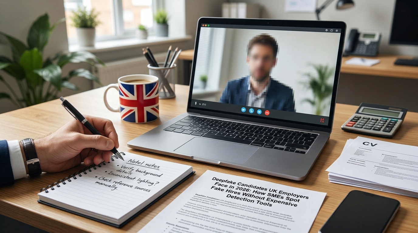 Deepfake Candidates UK Employers Face in 2026: How SMEs Spot Fake Hires Without Expensive Detection Tools